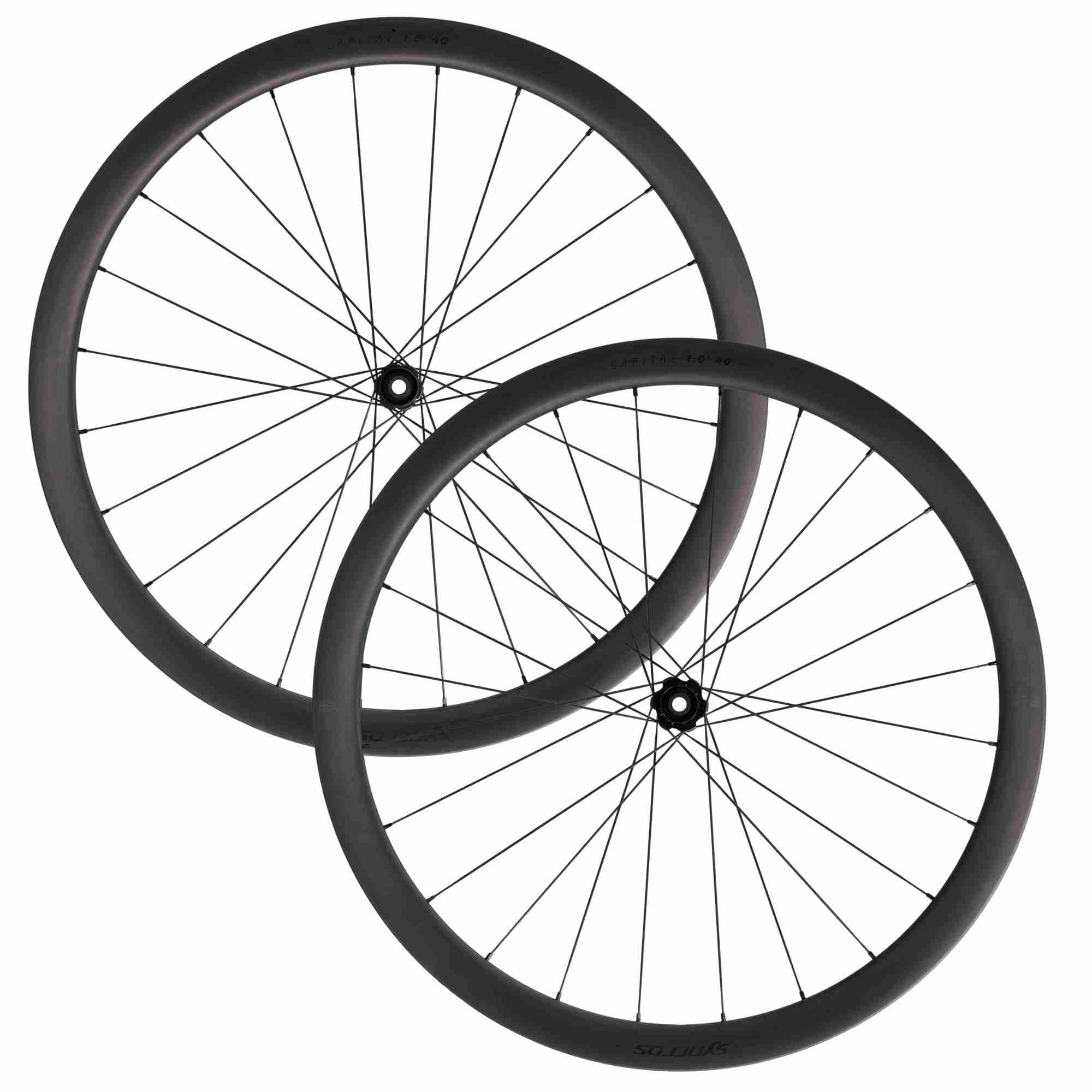 Syncros Capital 1.0s 40 Carbon Rennrad Laufradsatz matt schwarz