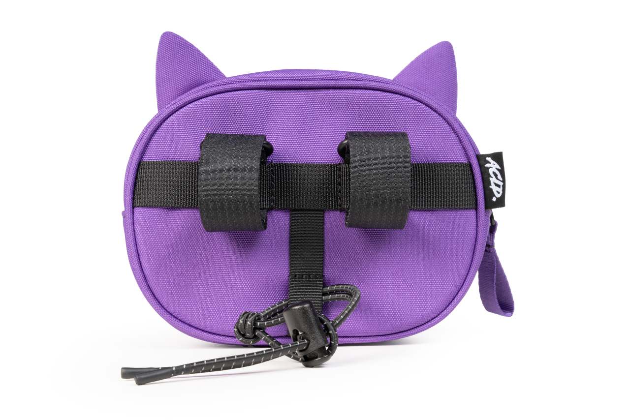 Acid Kids Katze Kinder Lenkertasche plum