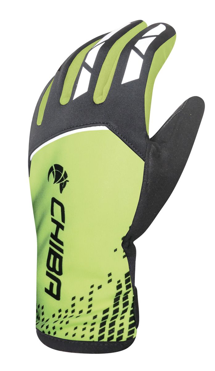 Chiba 2nd Skin Fahrrad Winter Handschuhe lang gelb 2027