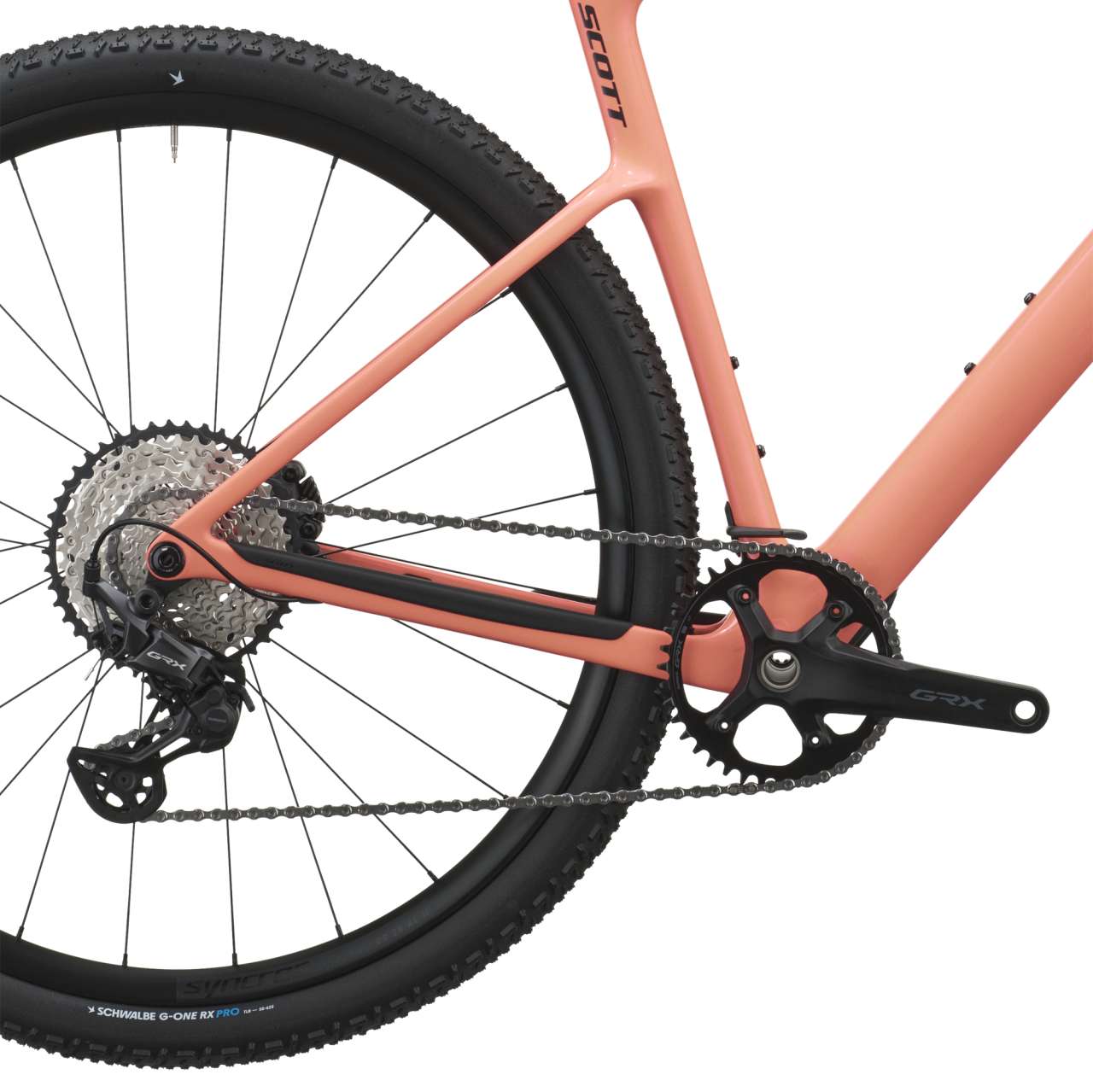 Scott Addict Gravel 40 Carbon Fahrrad peach pink 2027