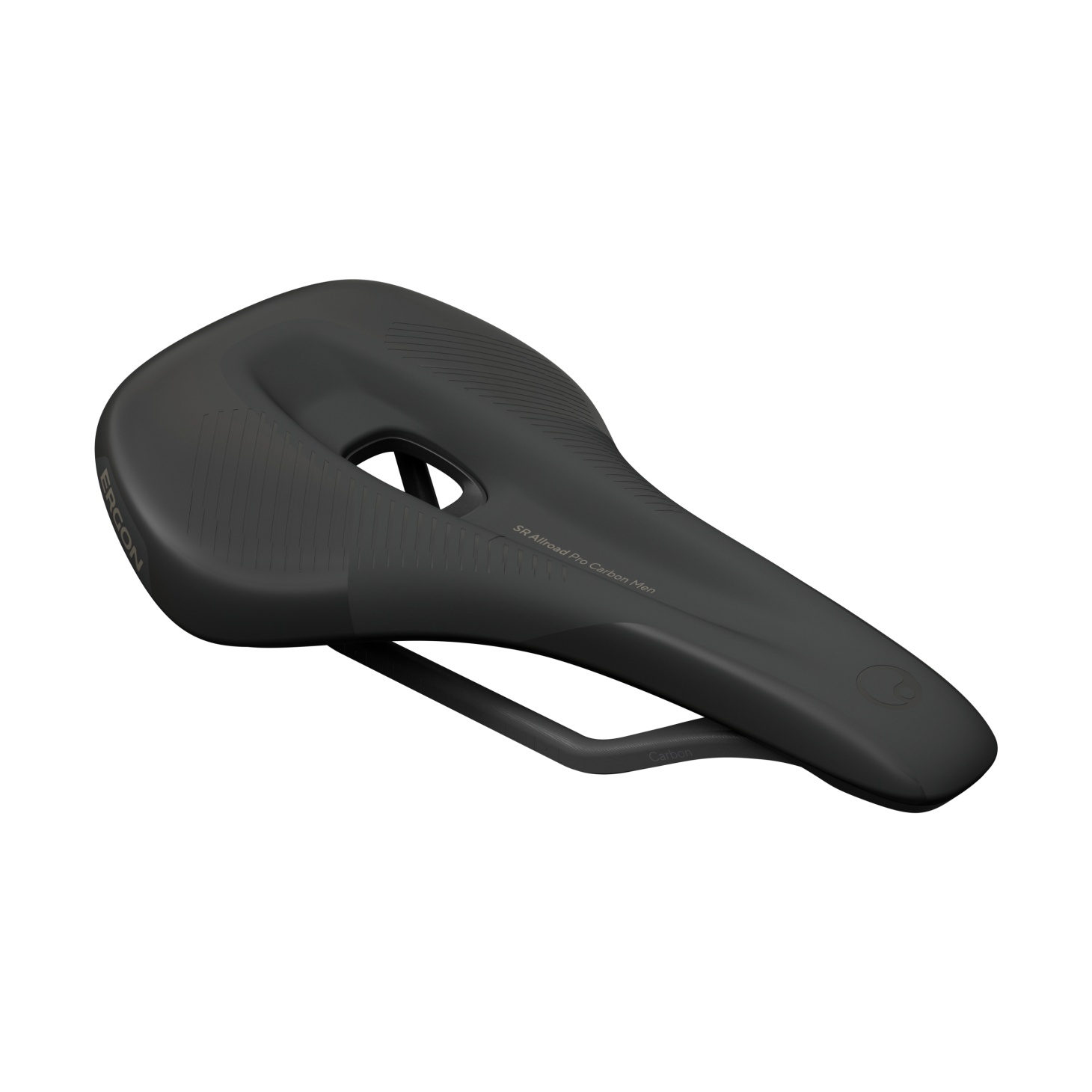 Ergon SR Allroad Pro Carbon Men ergonomischer Gravel / Rennrad Fahrrad Sattel schwarz
