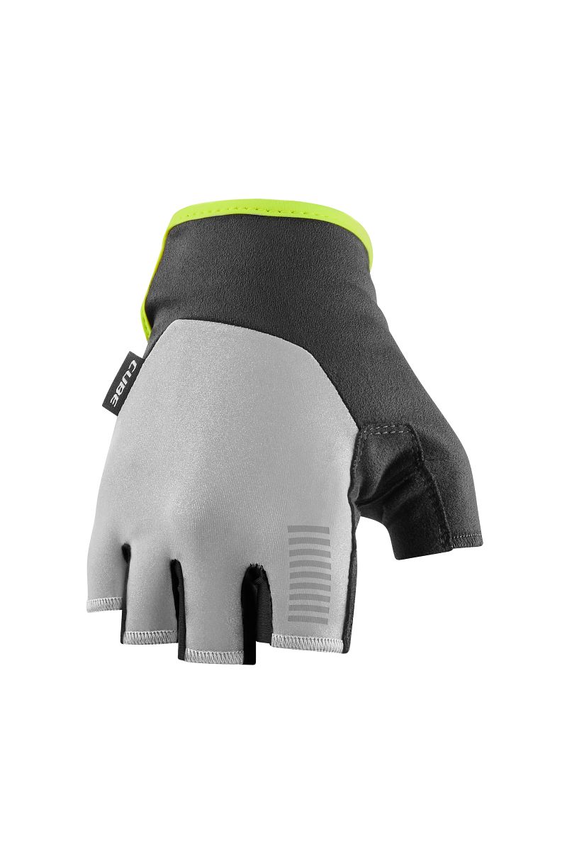 Cube X NF Fahrrad Handschuhe kurz grau/gelb 2027