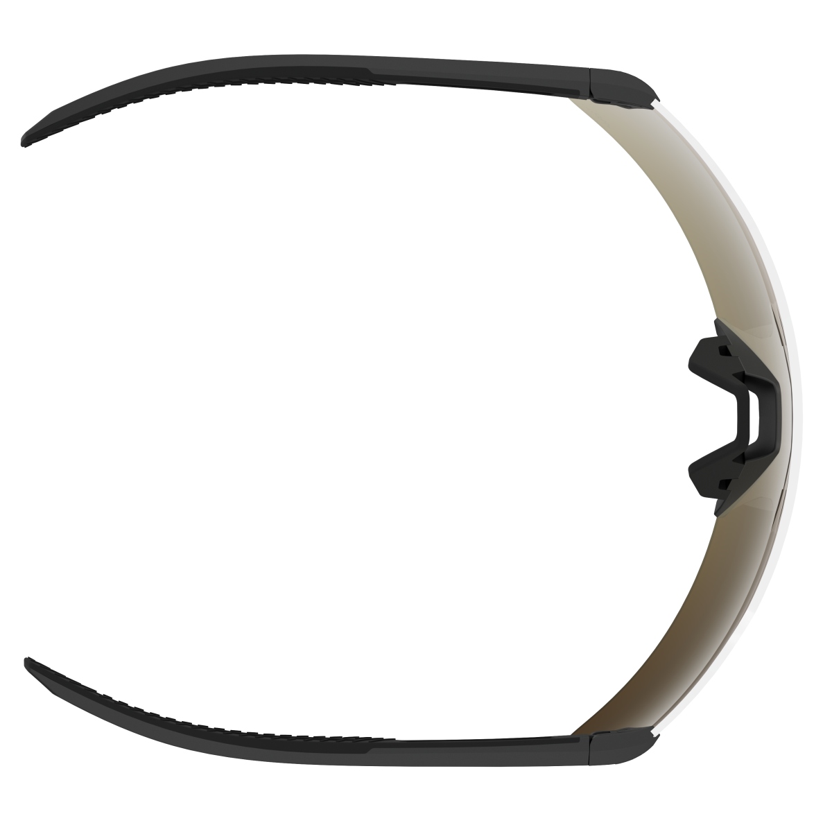 Scott Stride LS AMP Wechselscheiben Fahrradbrille schwarz/goldfarben chrome