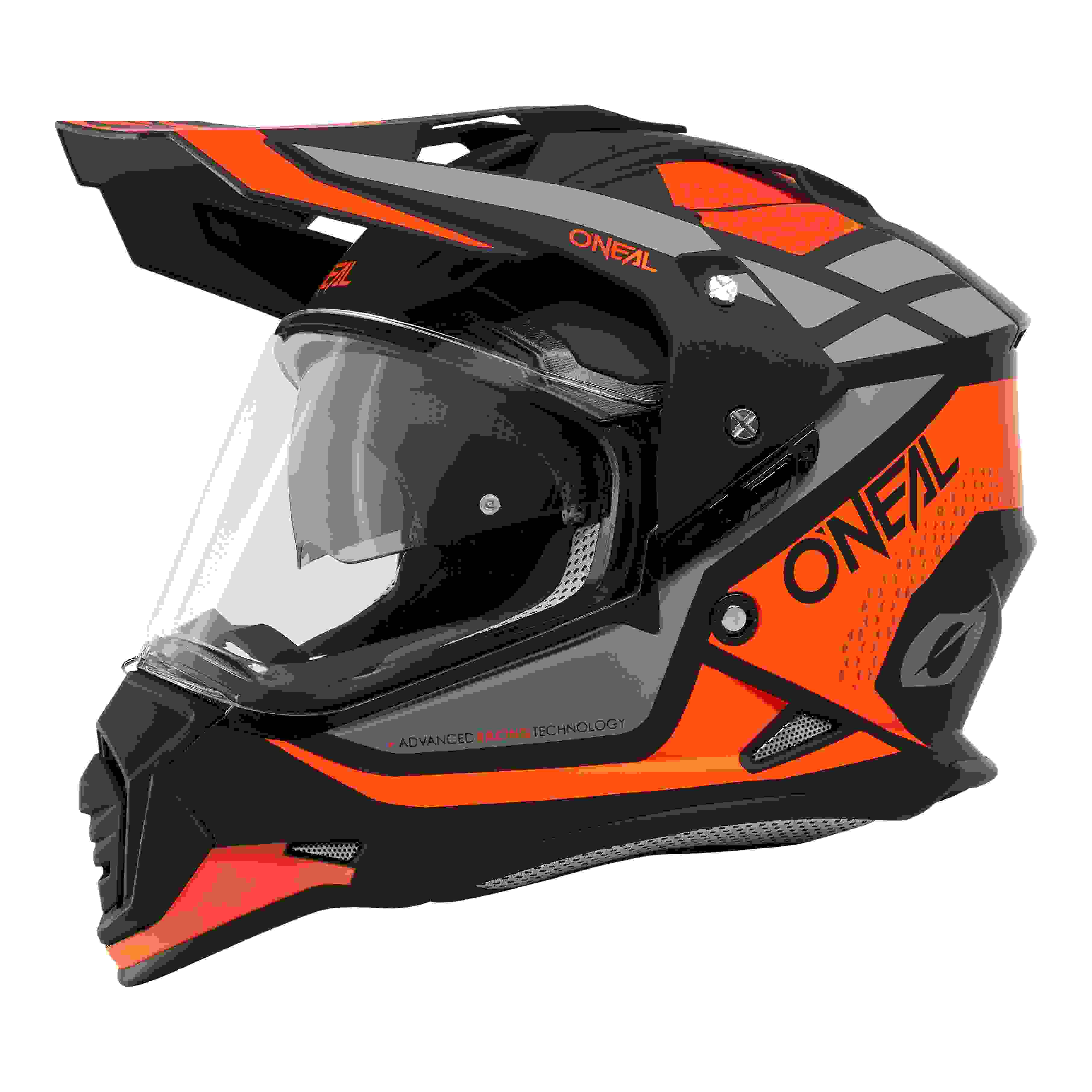 O'Neal Sierra R Enduro MX Motorrad Helm schwarz/grau/orange 2027 Oneal