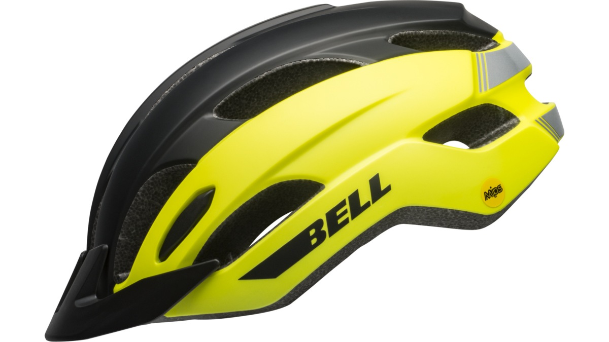 Bell Trace MIPS MTB / Trekking Fahrrad Helm matt schwarz/gelb 2025