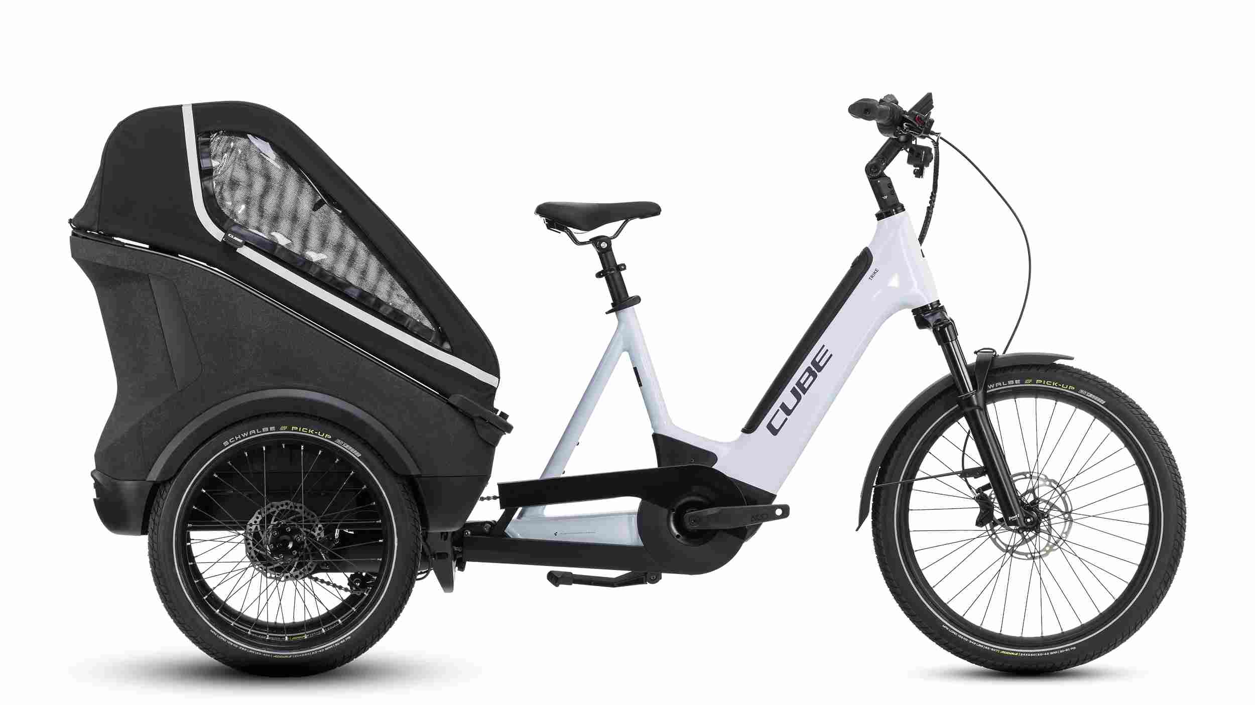 Cube Trike Hybrid Family 1500 24'' / 20'' Pedelec E-Bike Dreirad Lastenrad weiß 2027