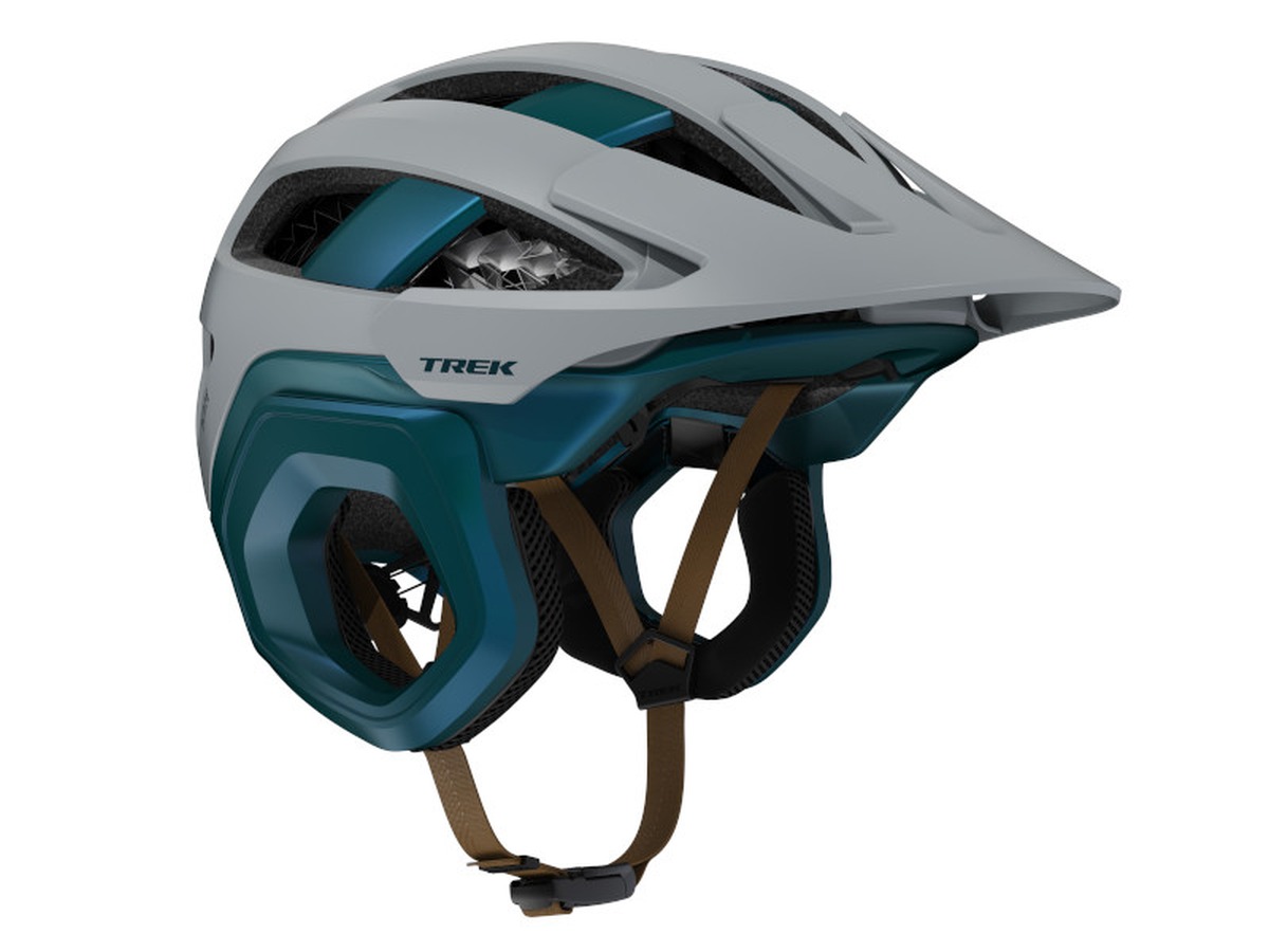 Bontrager Blaze WaveCel MTB Fahrrad Helm grau / blau 2026