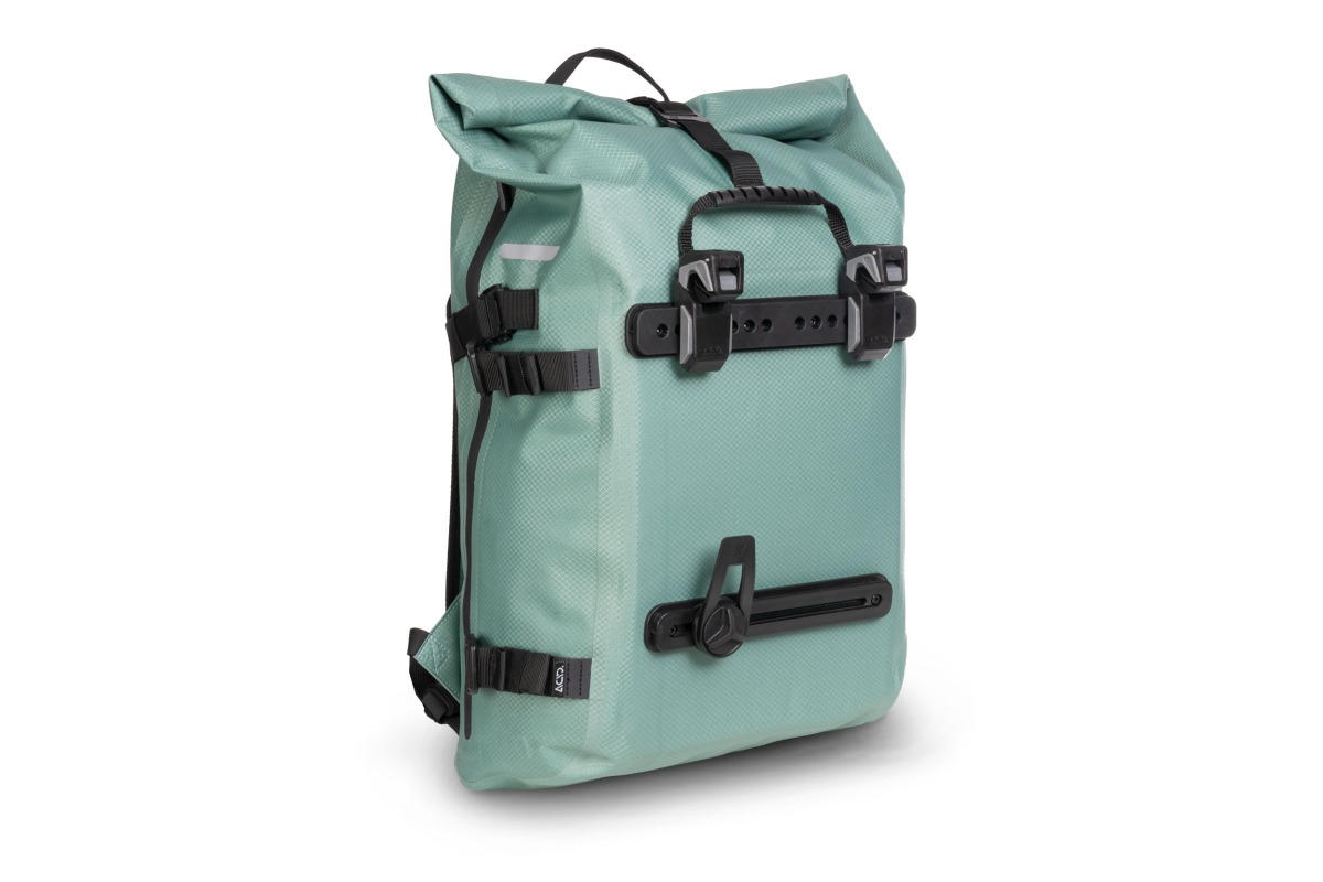 Acid Flip Pro 25 Smlink 2.0 Fahrrad Seitentasche & Rucksack grün