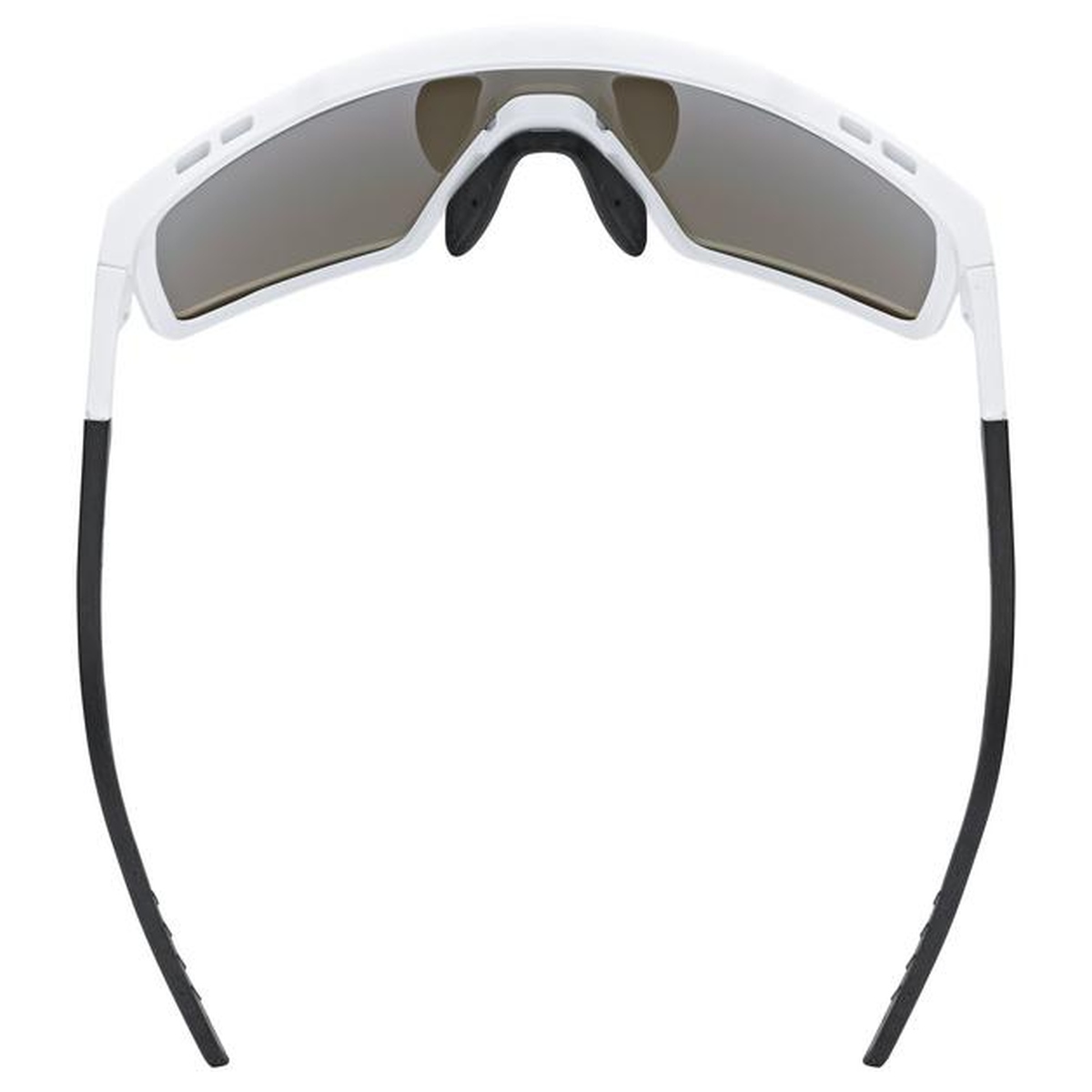 Uvex Mtn Perform Small Outdoor / Sport Brille matt weiß/mirror goldfarben