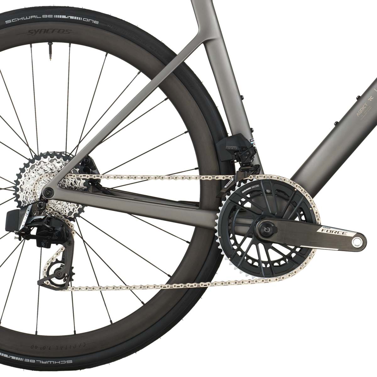 Scott Addict RC Team Carbon Rennrad tungsten grau 2026