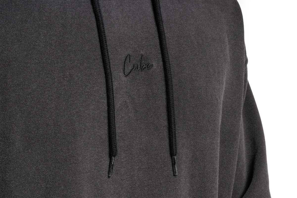 Cube Organic Script Freizeit Hoodie / Pullover washed grau 2027