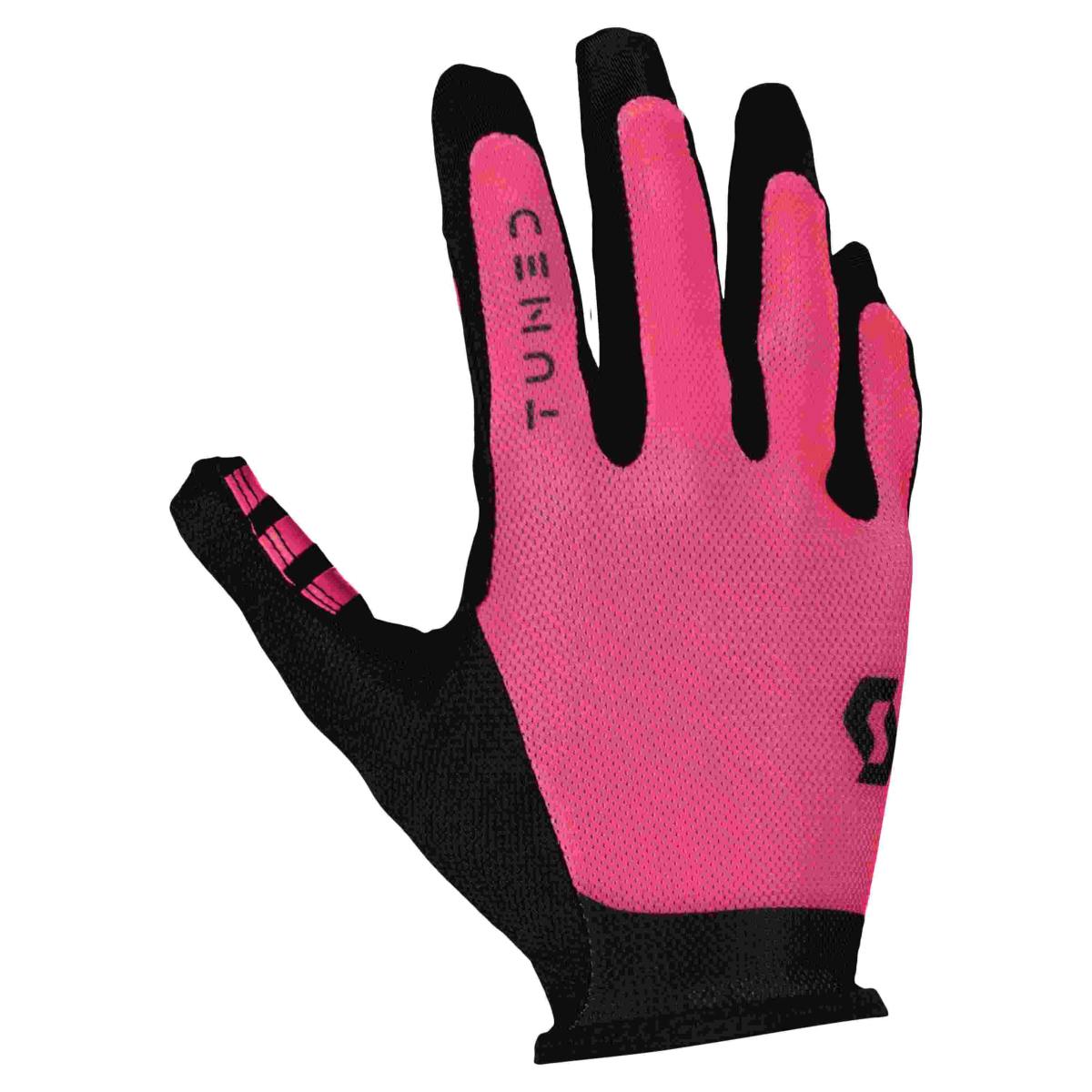 Scott Traction Tuned Fahrrad Handschuhe lang radiant pink 2024