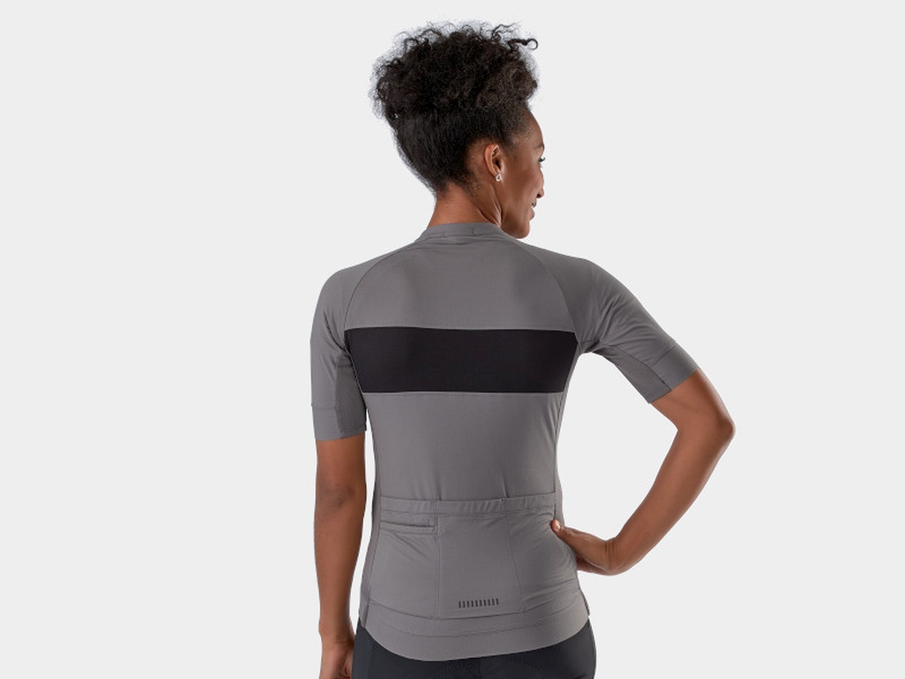 Trek Circuit LTD Damen Fahrrad Trikot kurz grau/schwarz 2026