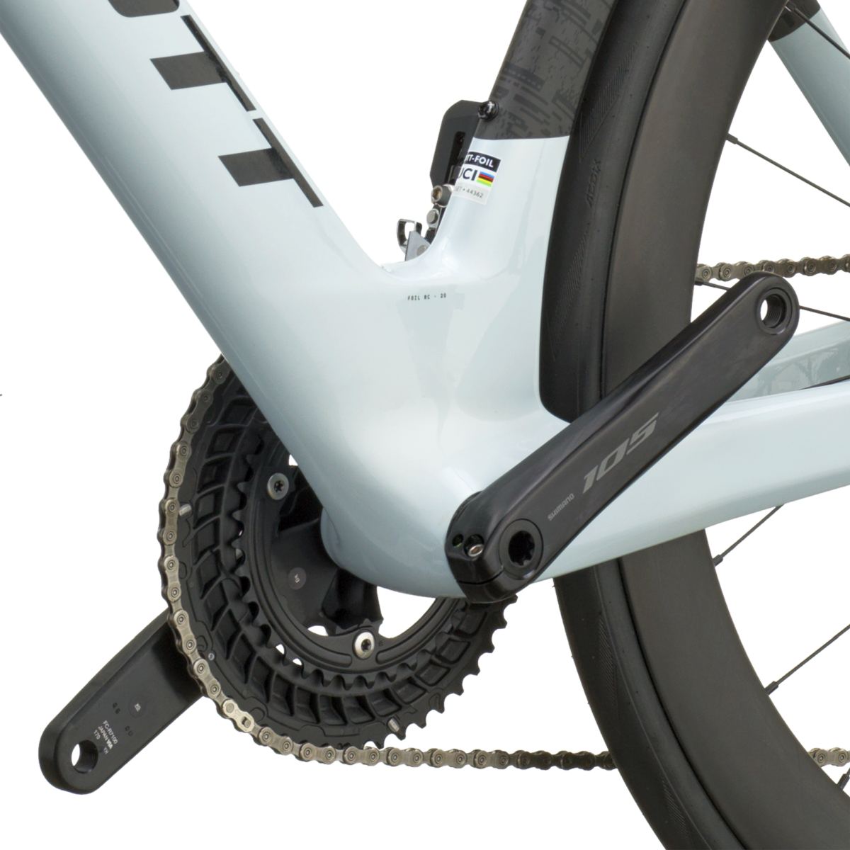 Scott Foil RC 20 Carbon Rennrad cumulus weiß/carbon schwarz 2027