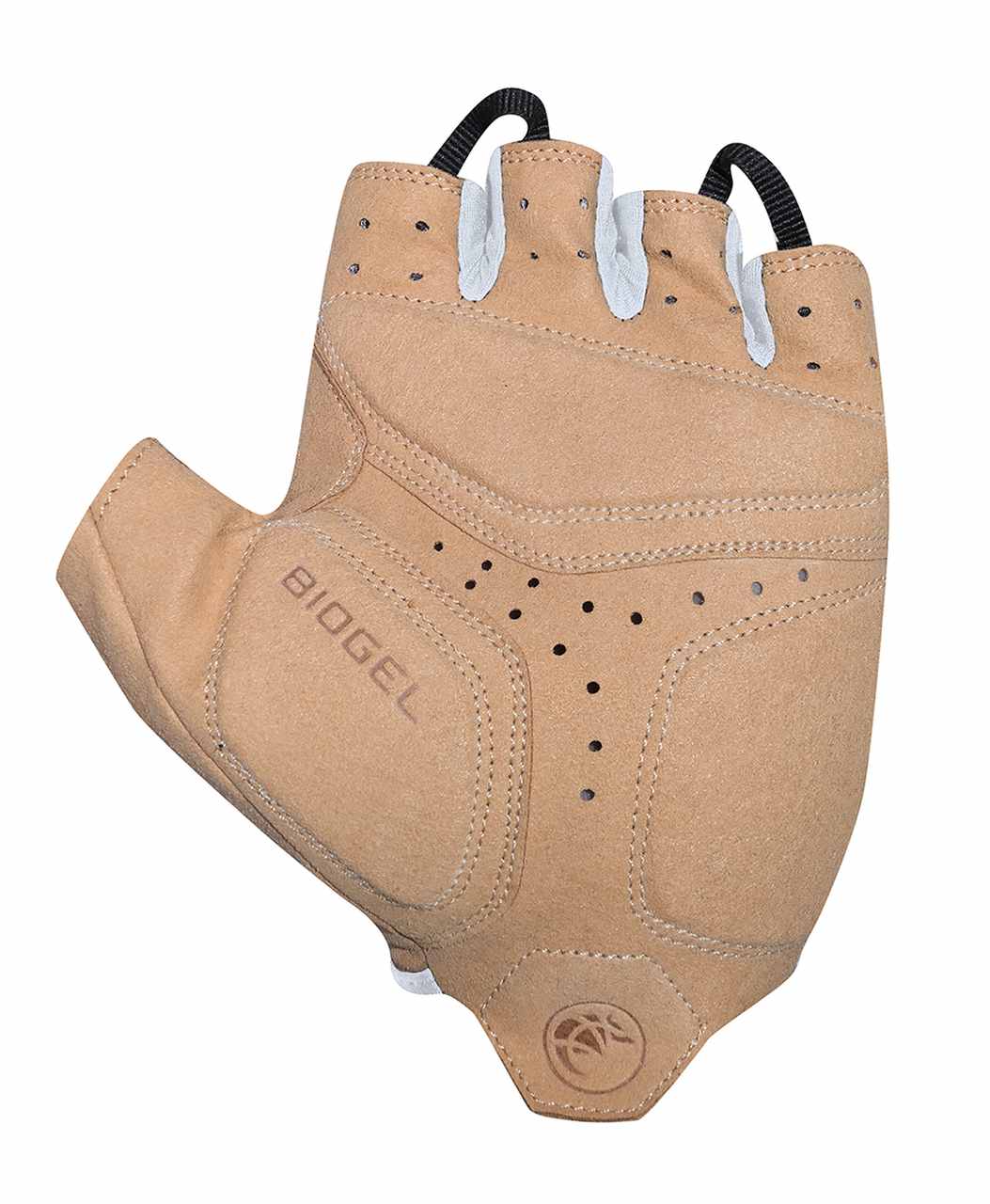 Chiba Nature Eco Fahrrad Handschuhe kurz weiß 2027
