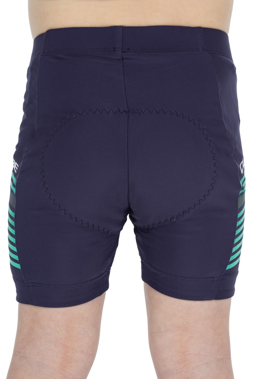 Cube Teamline Rookie Kinder Fahrrad Hose kurz blau/grün 2027