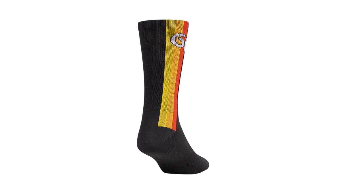 Giro Seasonal Merino Wool 85 Winter Fahrrad Funktionssocken schwarz/gelb 2025