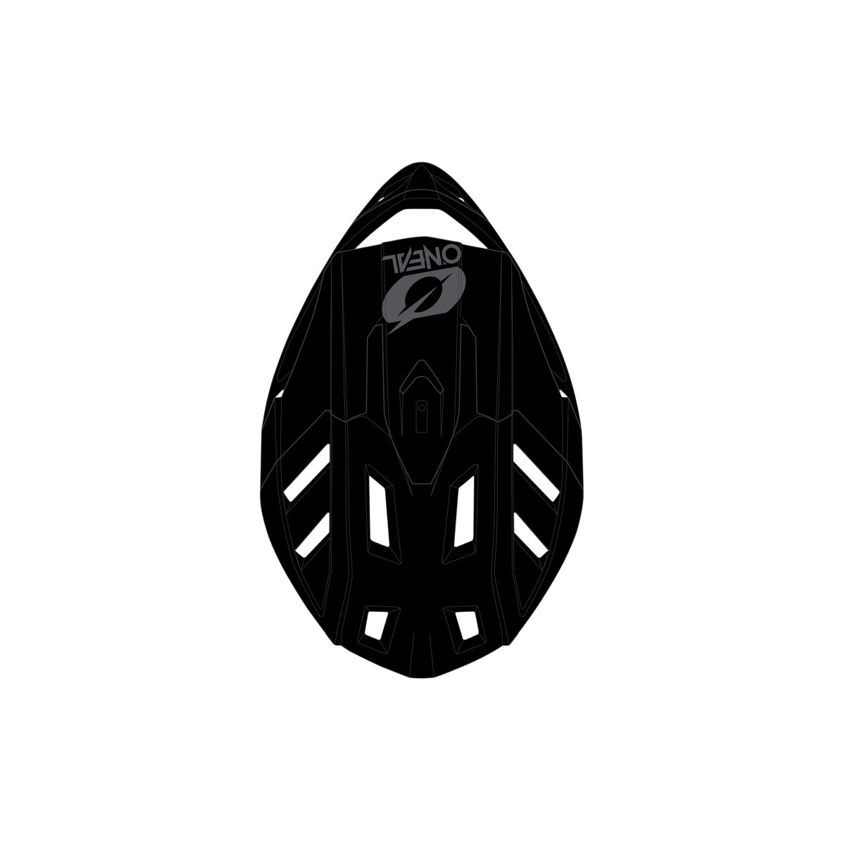 O'neal Backflip Solid DH Fahrrad Helm schwarz 2027 Oneal