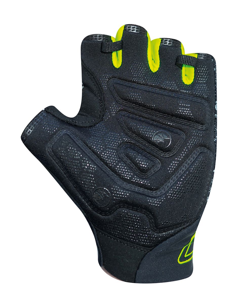 Chiba Ergo Fahrrad Handschuhe kurz schwarz/gelb 2027