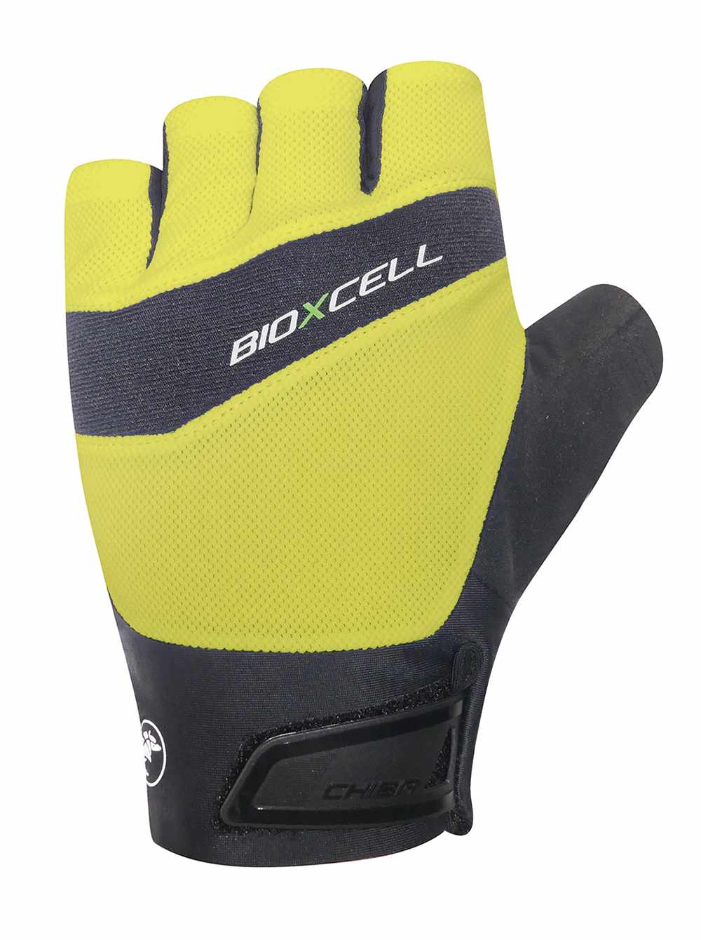 Chiba BioXCell Pro Fahrrad Handschuhe kurz gelb/schwarz 2027