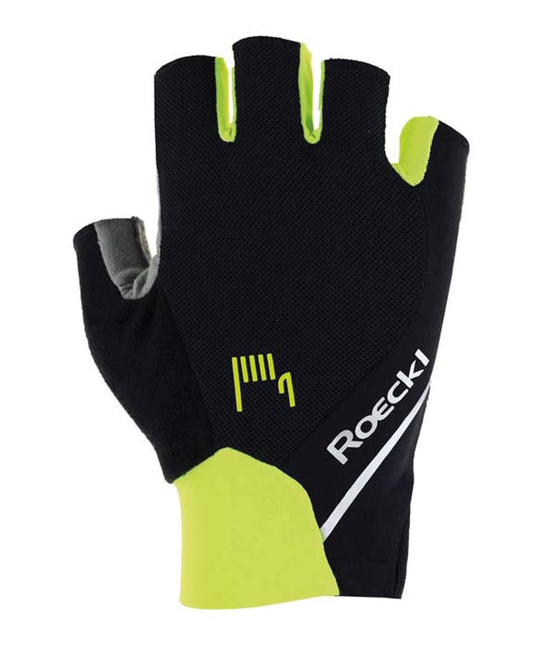 Roeckl Ivory 2 Fahrrad Handschuhe kurz schwarz/gelb 2026