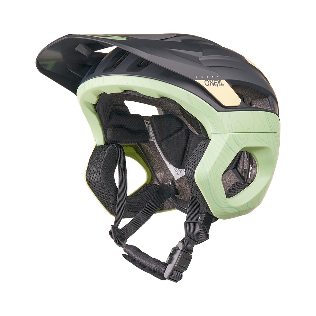 O'Neal Trapper Evo Topo MTB Fahrradhelm schwarz/sandfarben/mint 2027