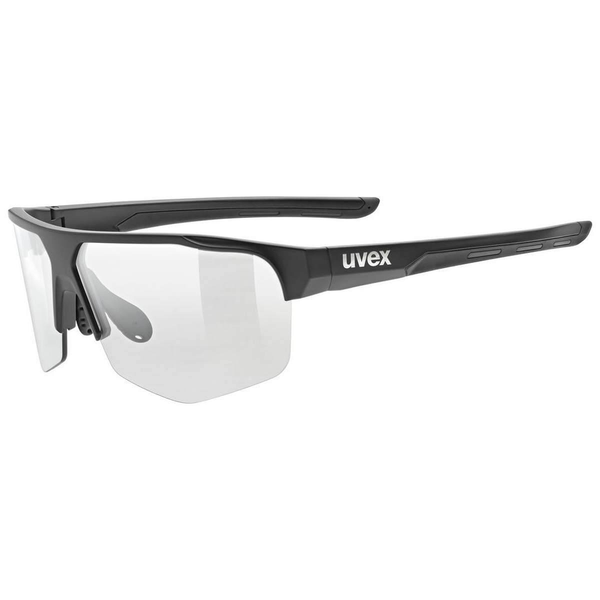 Uvex Axos Fahrrad / Sport Wechselscheiben Brille matt schwarz/mirror silberfarben