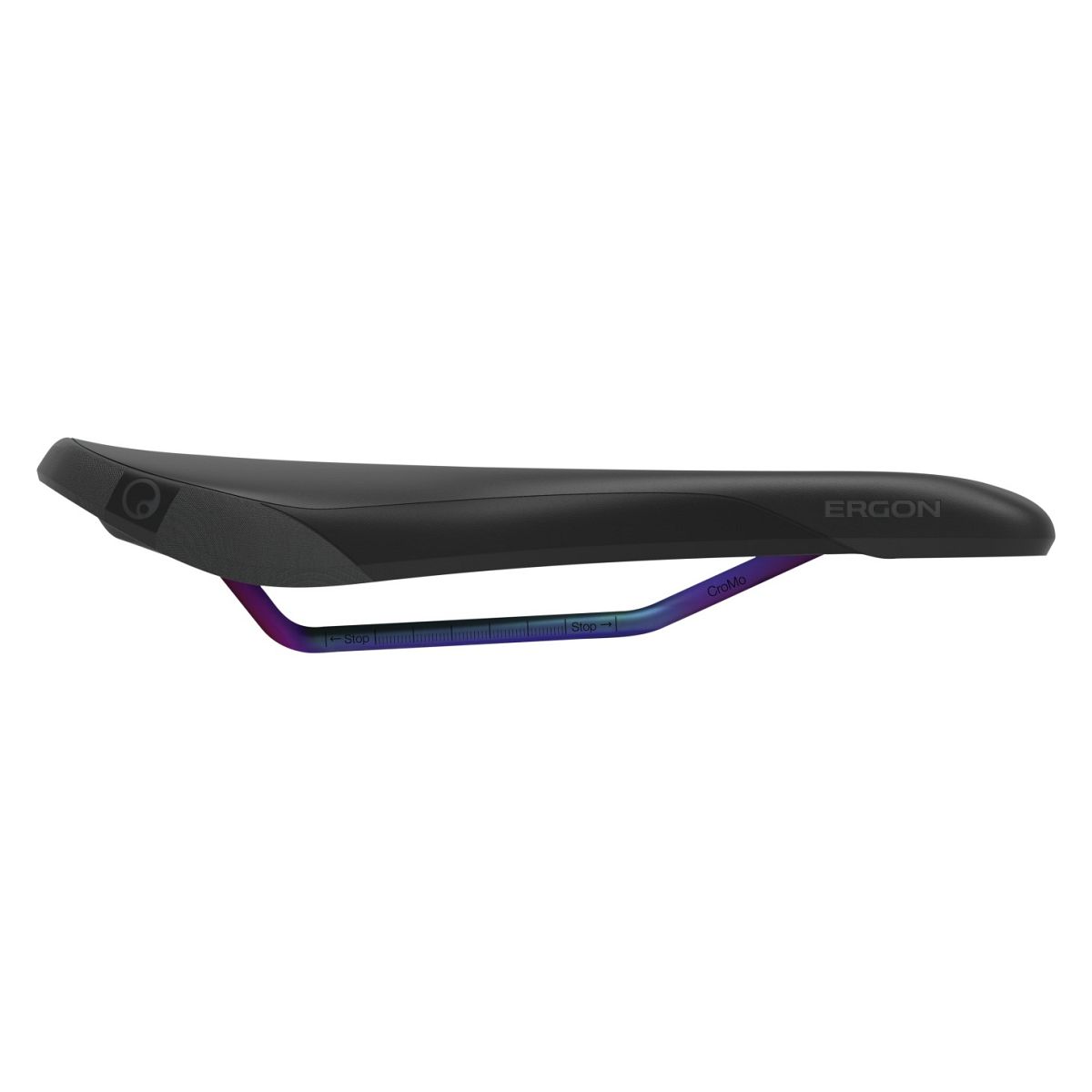Ergon Enduro Comp Oilslick ergonomischer Gravity Fahrrad Sattel schwarz