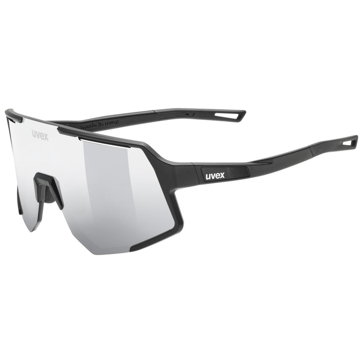 uvex Sequenze Fahrrad / Sport Brille matt schwarz/mirror silberfarben 2027