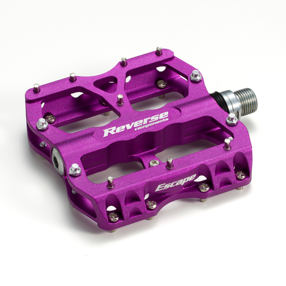 Reverse Escape Flat Fahrrad Pedal lila