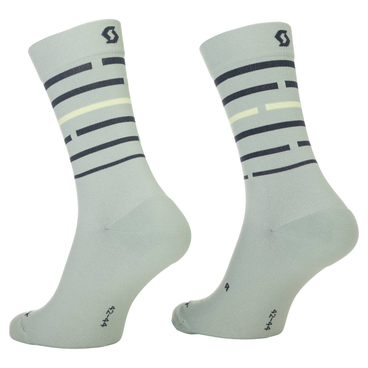 Scott Rings Crew Fahrradsocken grau 2026