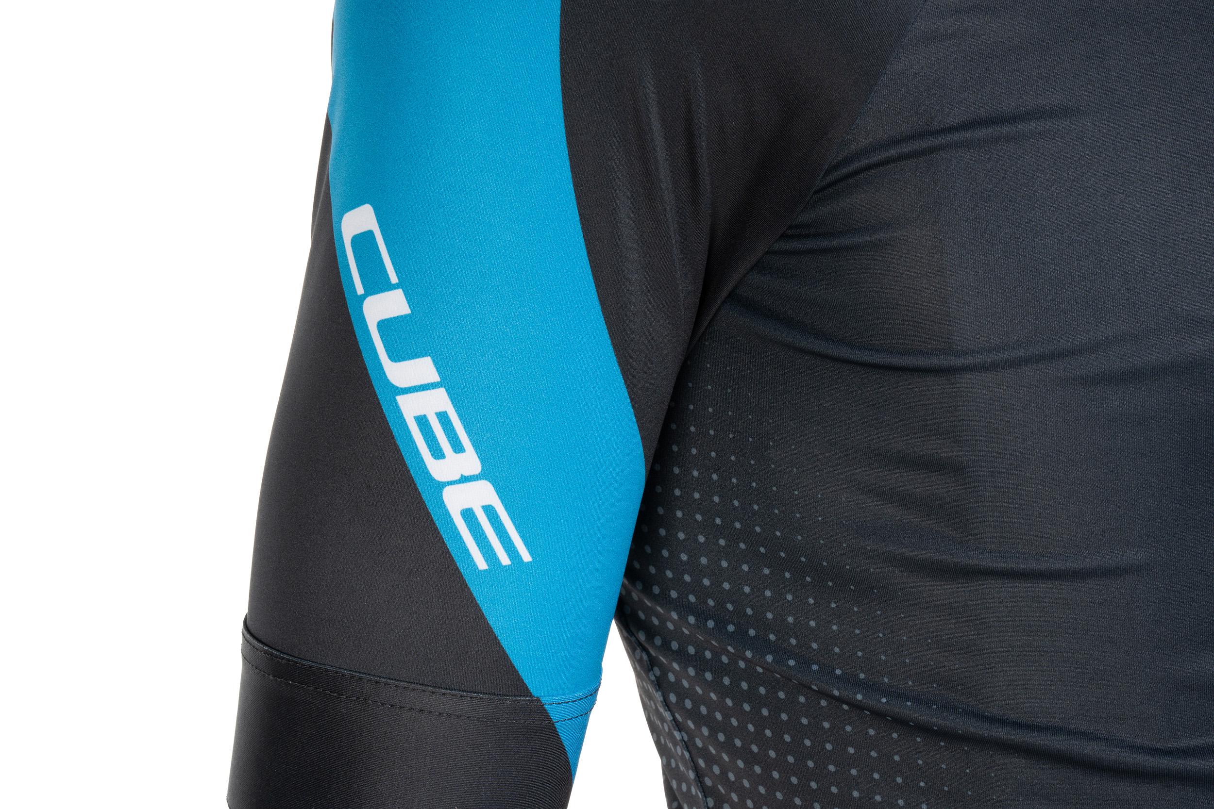 Cube Road / XC Teamline Fahrrad Trikot kurz schwarz/orange 2027