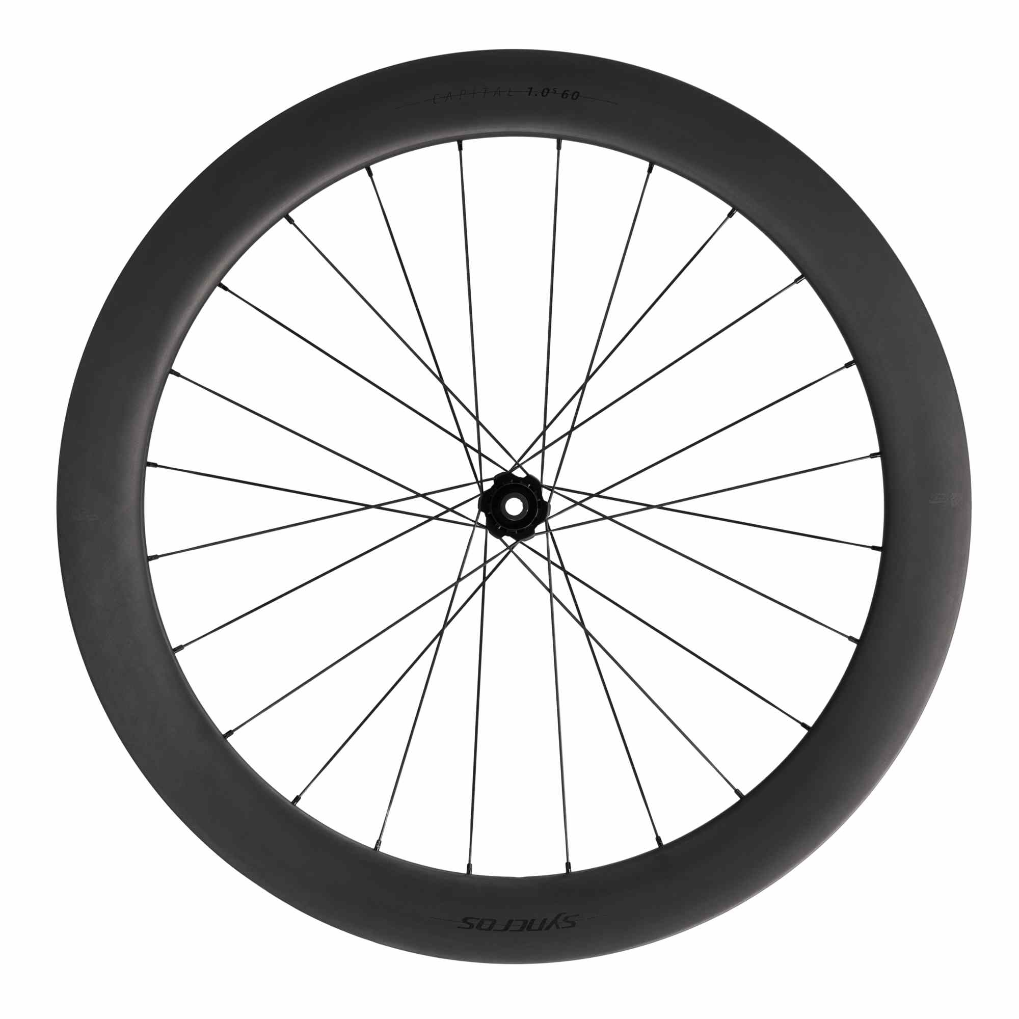 Syncros Capital 1.0s 60 Carbon Rennrad Laufradsatz matt schwarz