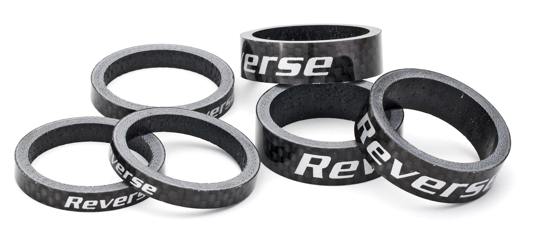 Reverse Gabelschaft Carbon Spacer 10mm 1 1/8 schwarz