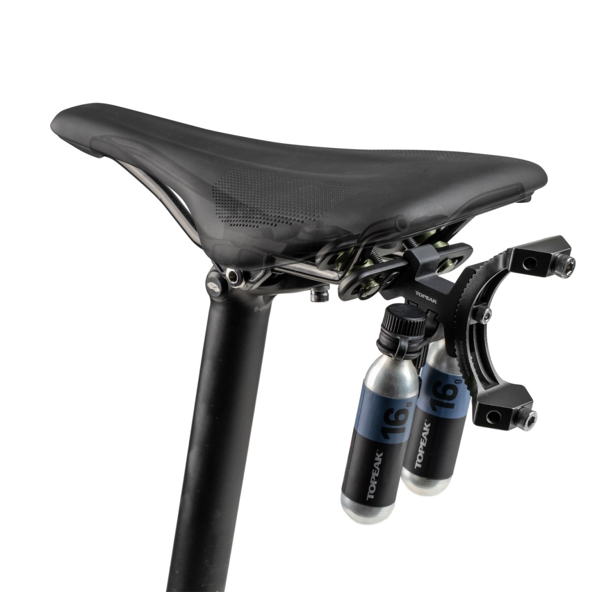 Topeak Tri-Backup Elite 2 Triathlon Sattelgestell Flaschenhalter Adapter schwarz