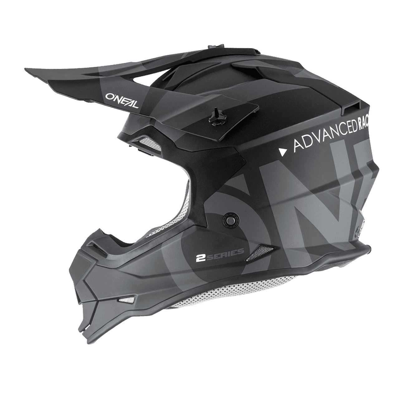 O'Neal 2 Series Slick Motocross Enduro MTB Helm schwarz/grau 2027 Oneal