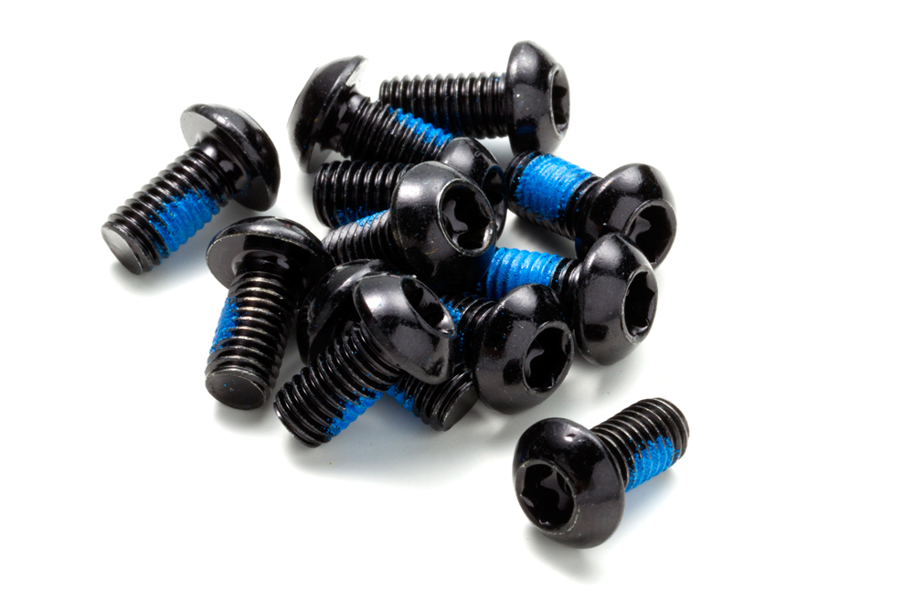 Reverse Bremsscheiben Befestigungs- Schrauben-Set 12 Stück M5x10mm schwarz