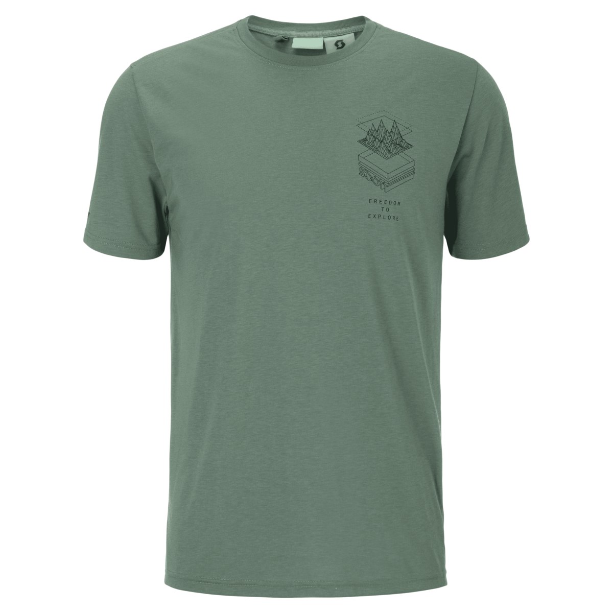 Scott Defined DRI Outdoor / Sportshirt kurzarm grün 2026