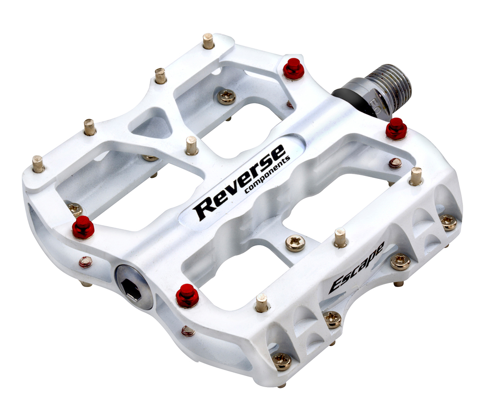 Reverse Escape Flat Fahrrad Pedal weiß