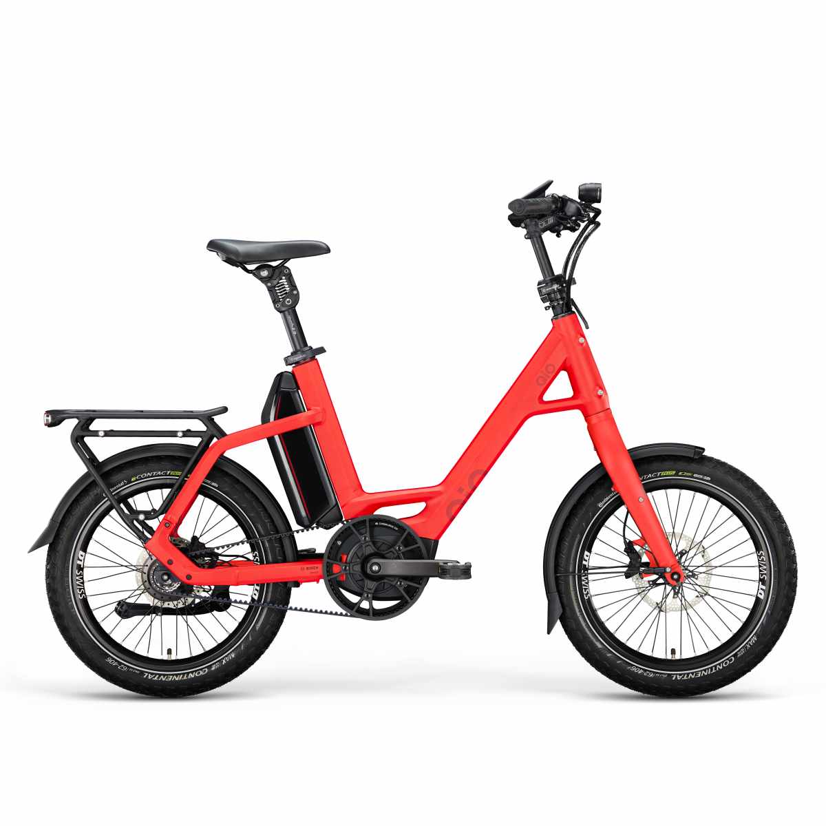 QIO Eins P-R Rohloff 20'' E-Bike Compact Pedelec matt rot 2025