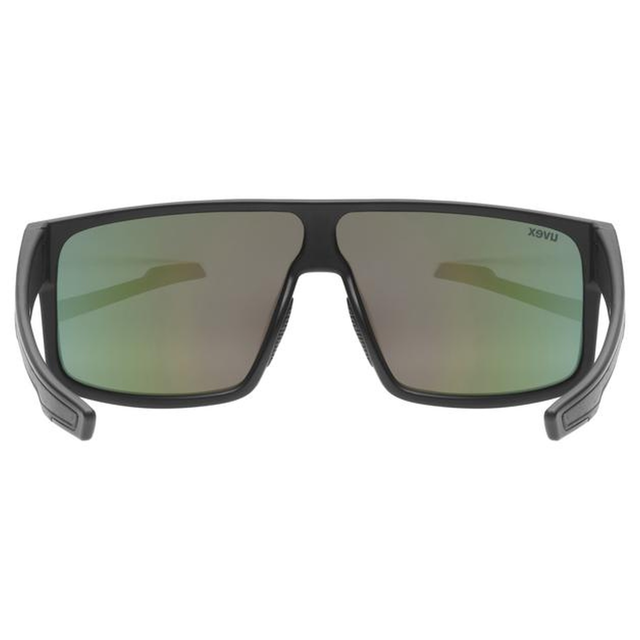 Uvex LGL 51 Sport / Freizeit Brille matt schwarz/mirror rot