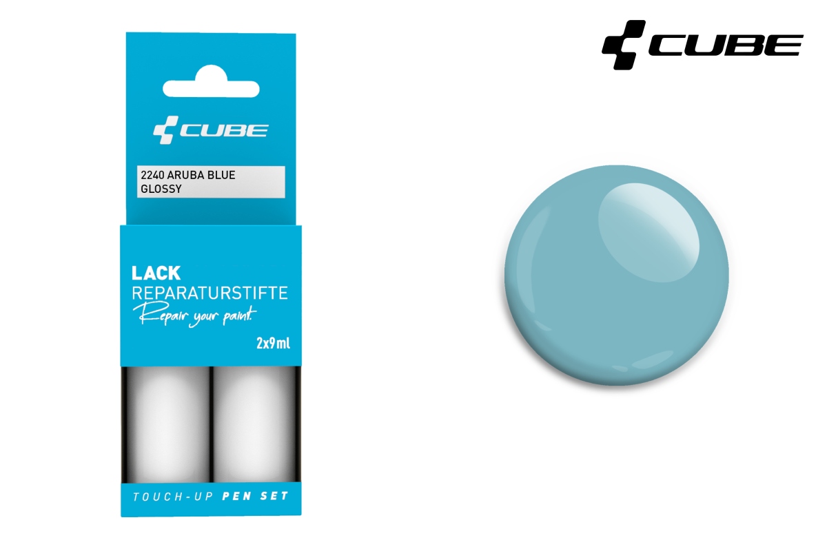 Cube Touch-Up Pen Lackreparaturstift Set 30ml / 49.83 / Liter aruba blue glossy 2240
