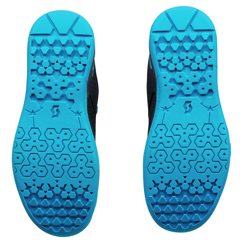 Scott MTB AR Kids Lace Kinder Fahrrad Schuhe grau/blau 2025