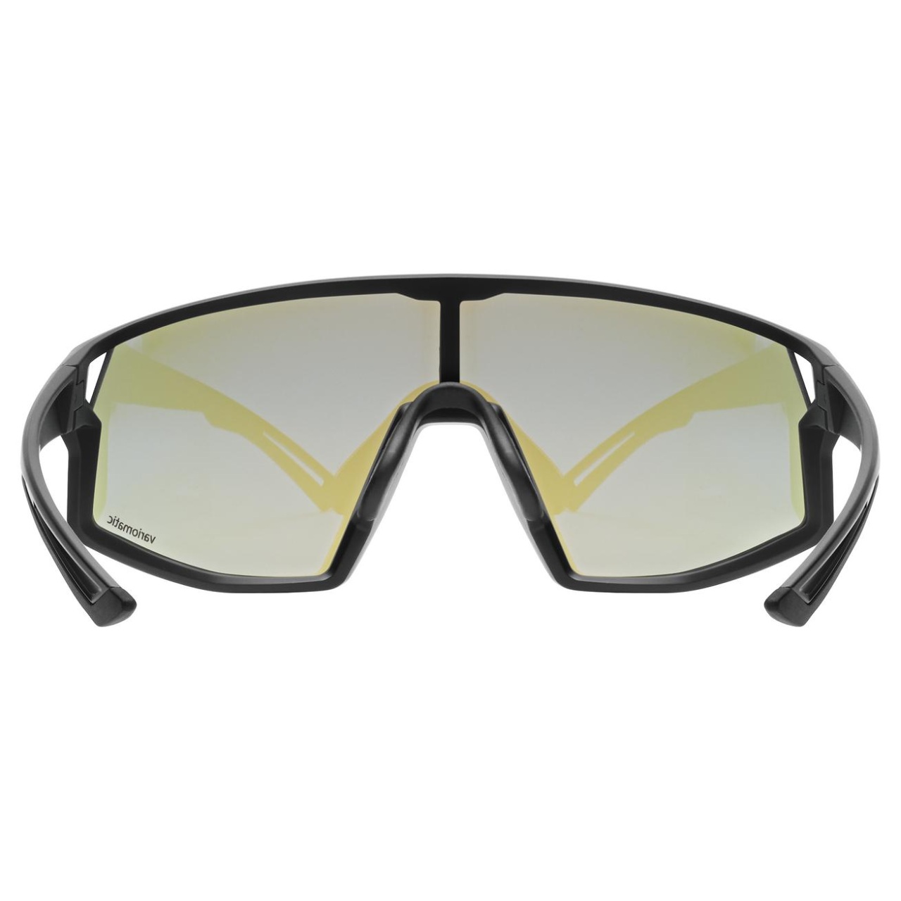 uvex Skyryse Fahrradbrille matt schwarz / mirror blau