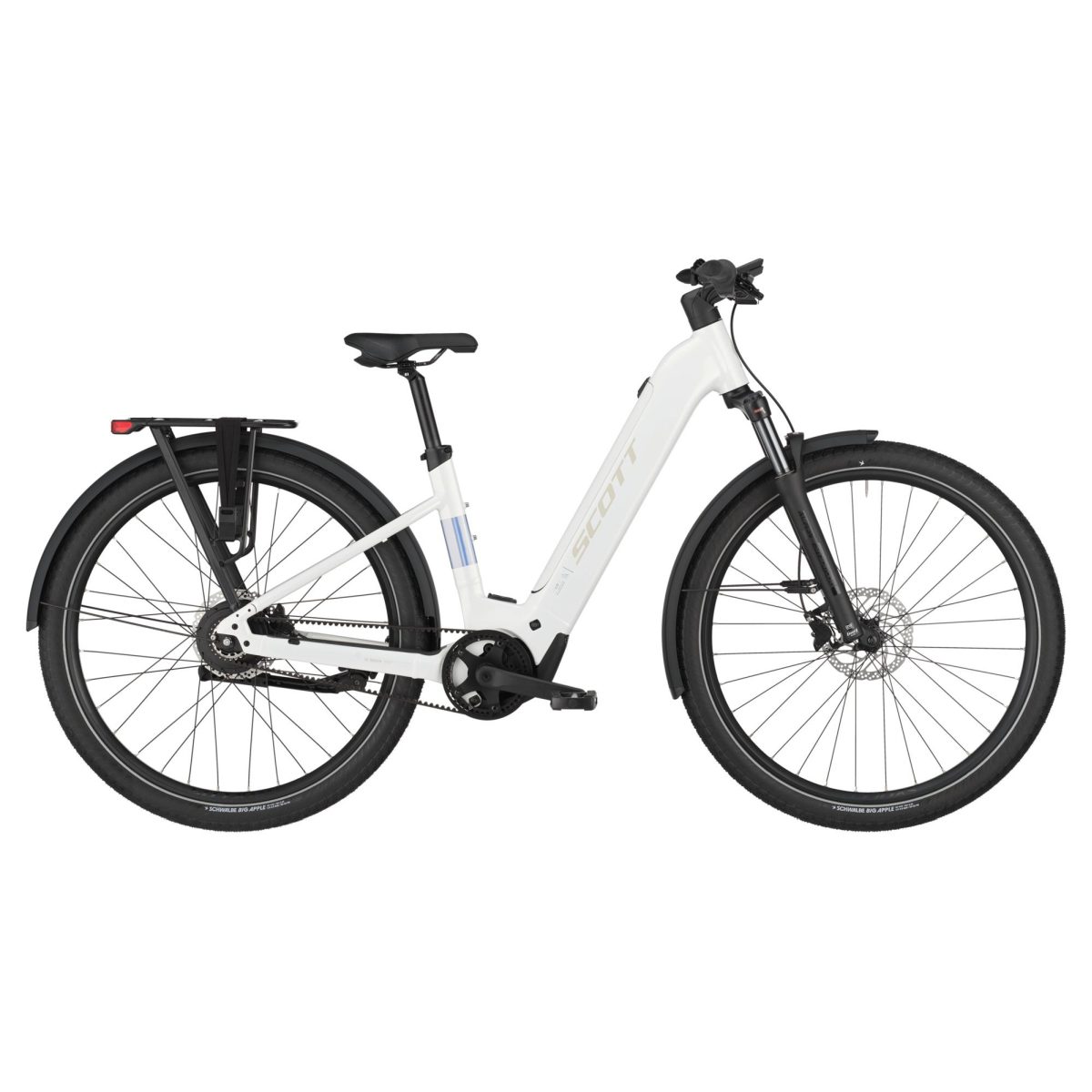 Scott Sub 10 Belt Wave E-Bike Trekking Pedelec weiß 2025