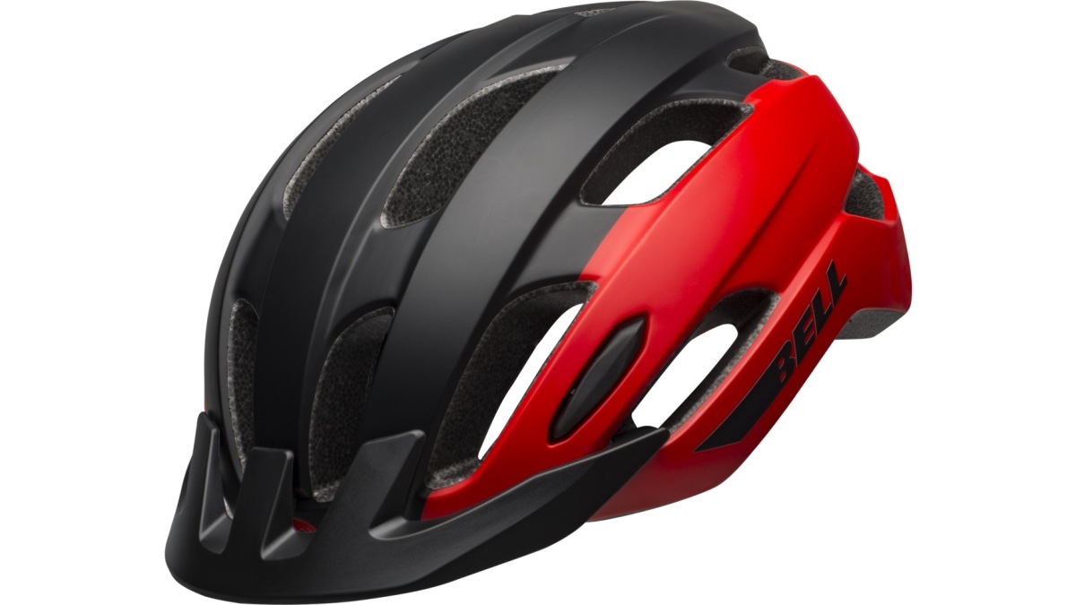 Bell Trace MTB / Trekking Fahrrad Helm matt rot/schwarz 2025