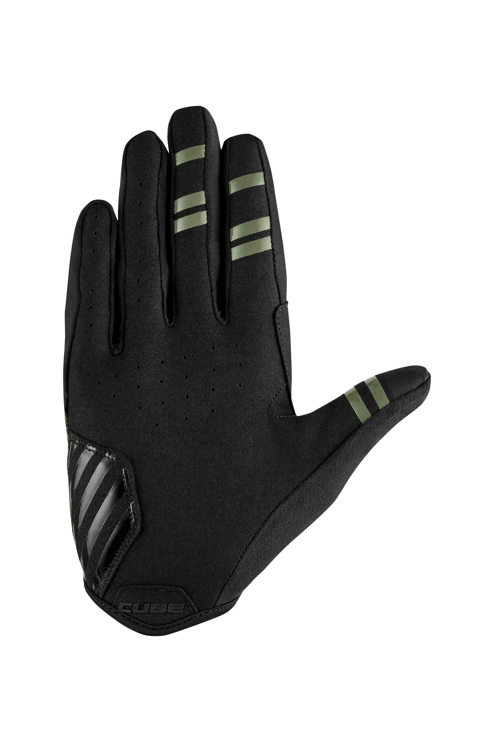 Cube Gravity TM Fahrrad Handschuhe lang grün/grau 2027