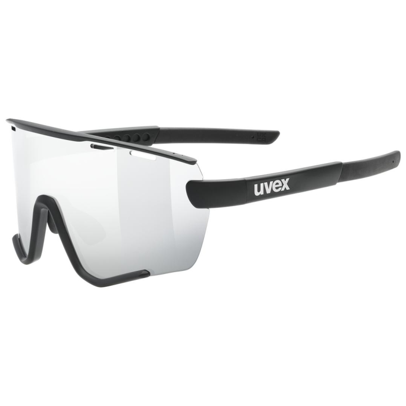 Uvex Sportstyle 236 Set Fahrrad / Sport Brille matt schwarz/mirror silberfarben