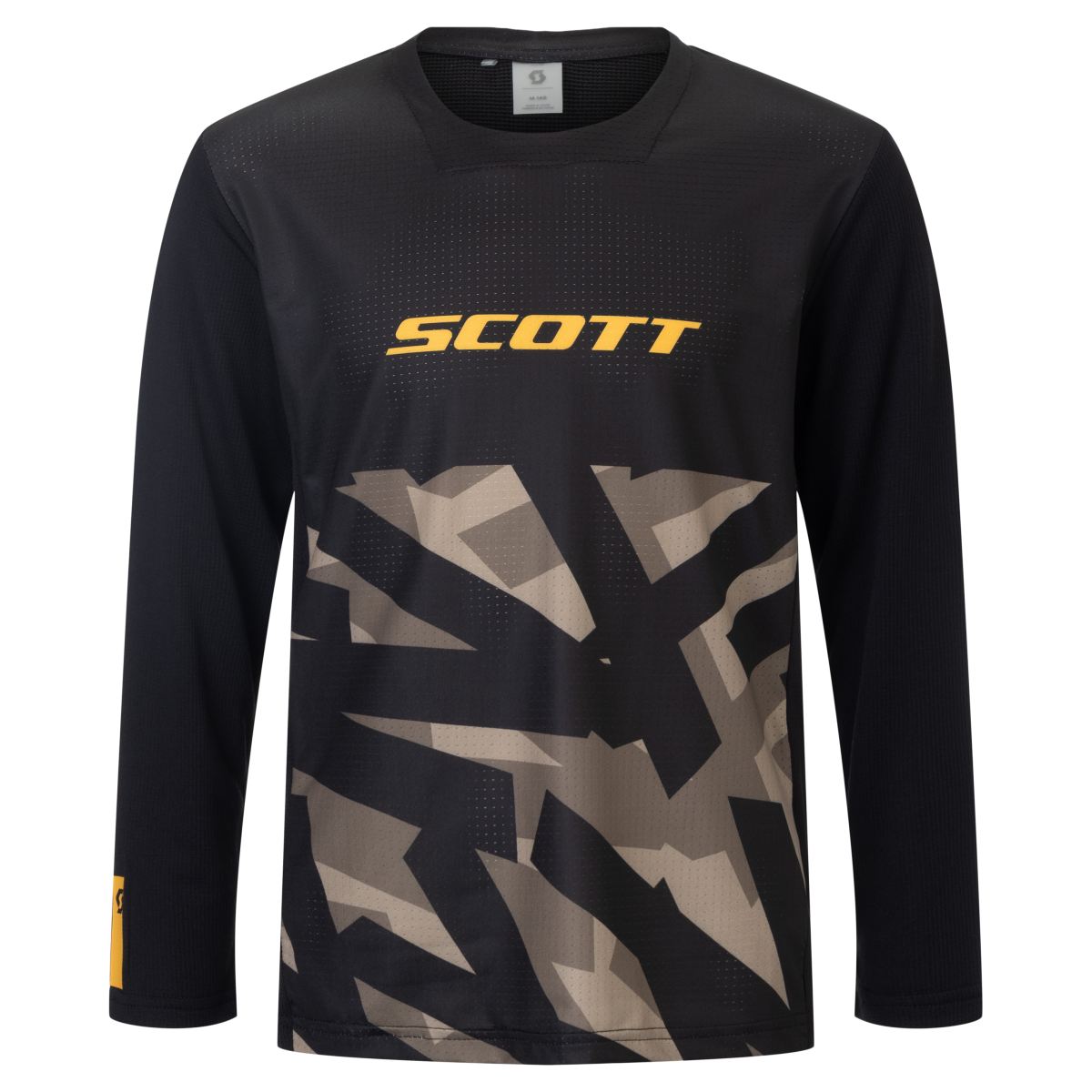 Scott Jr Vertic Delta Kinder Fahrradtrikot langarm schwarz 2026