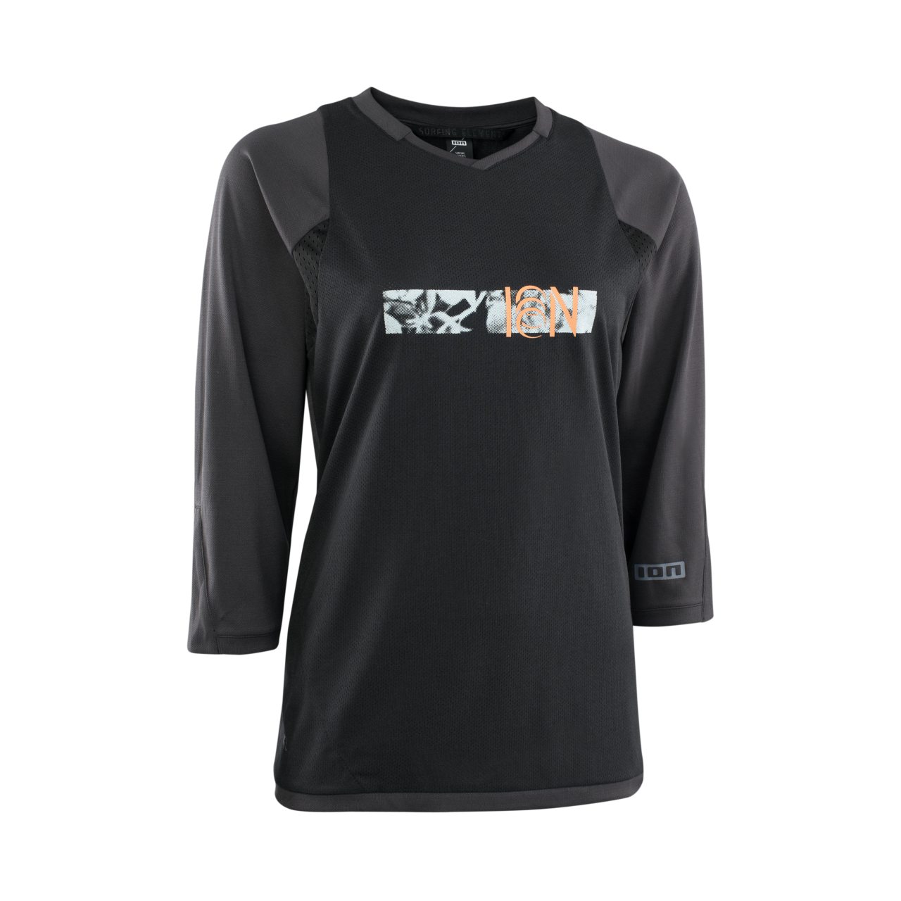 Ion Scrub Amp 3/4 Damen Fahrrad Trikot lang schwarz 2022